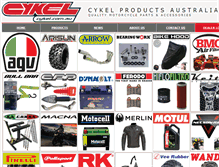 Tablet Screenshot of cykel.com.au